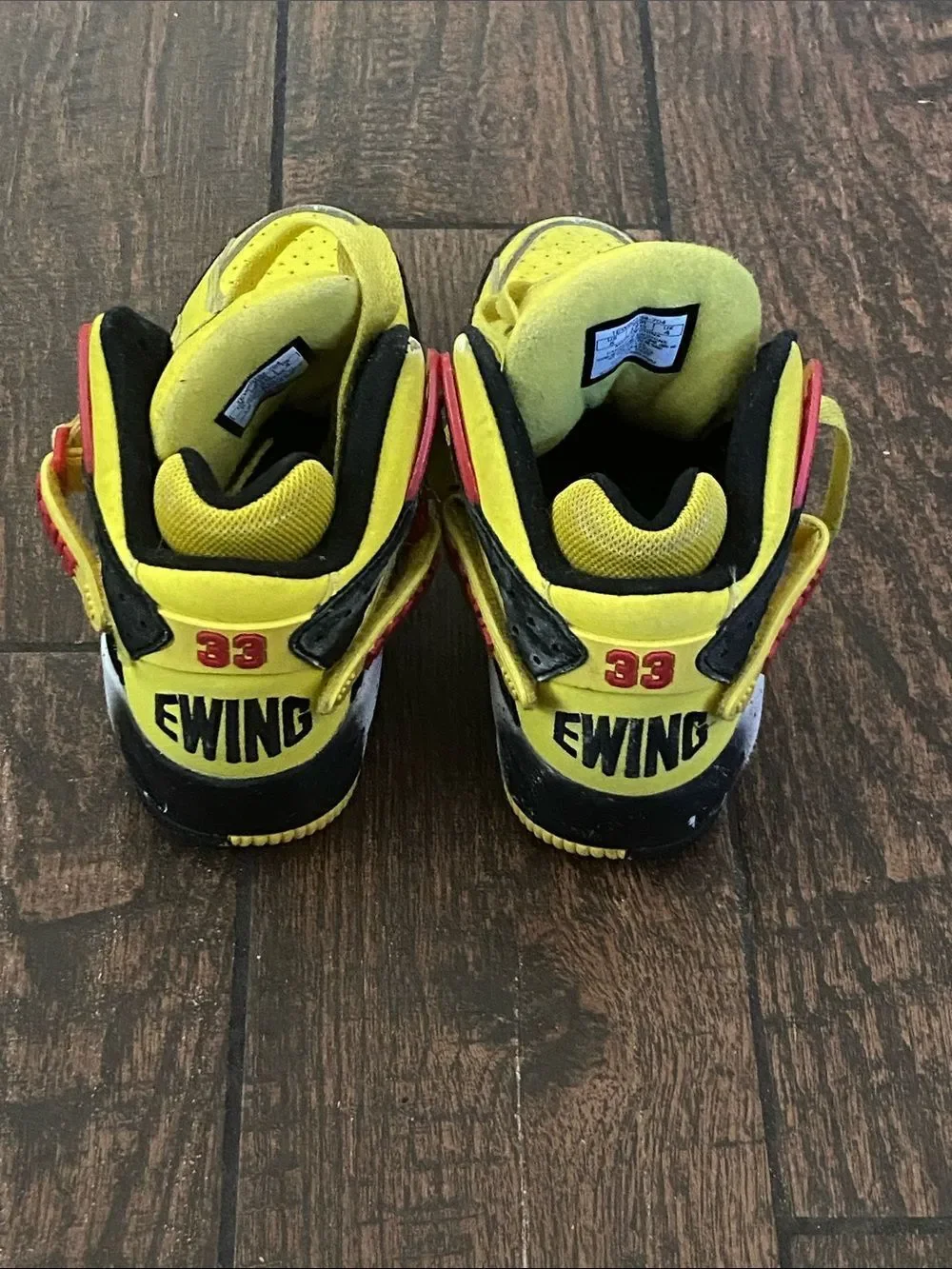 Patrick Ewing Kids Yellow Basketball-Style Sneakers Kids Size 5 US